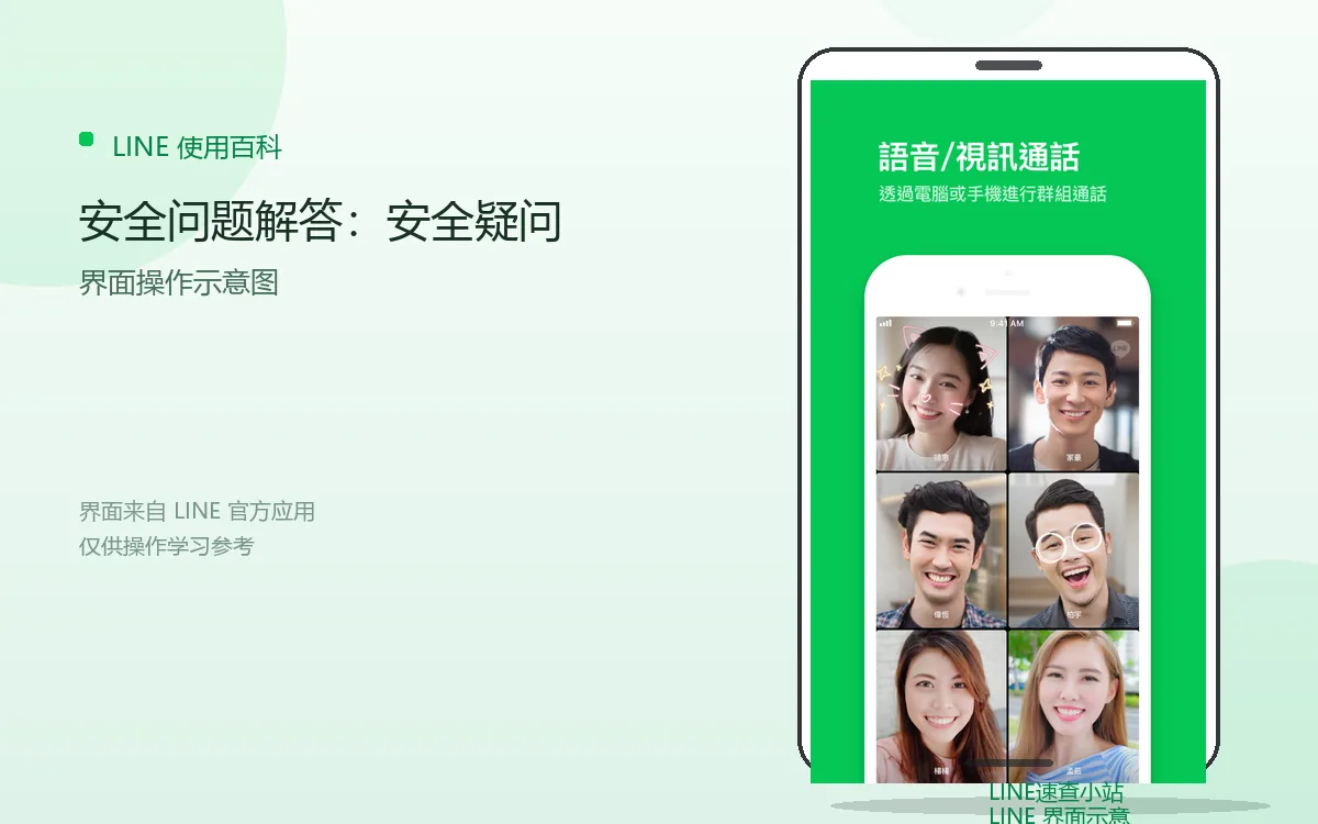 安全问题解答：安全疑问界面示意图