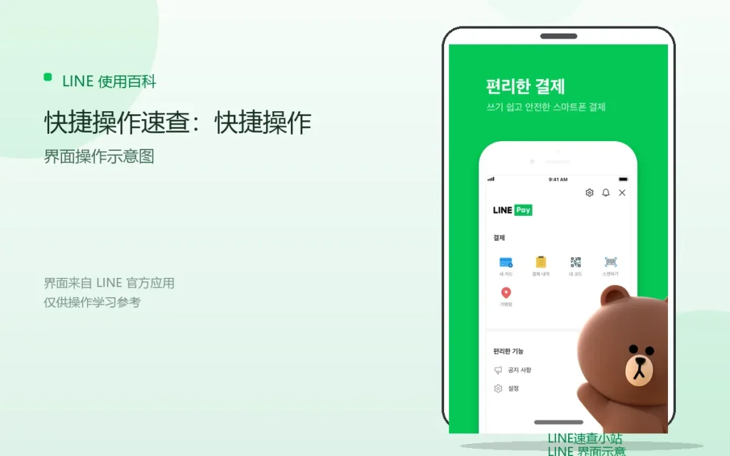LINE快捷操作速查：快捷操作一页通配图