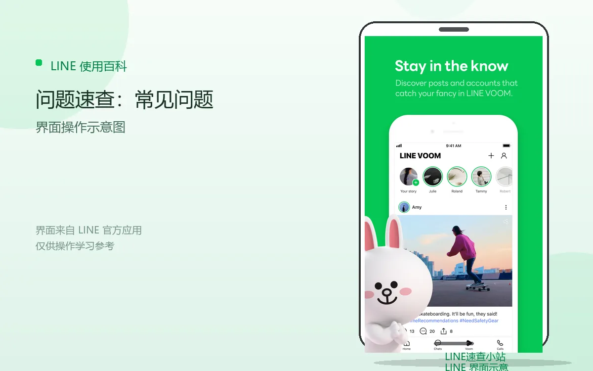 问题速查：常见问题界面示意图