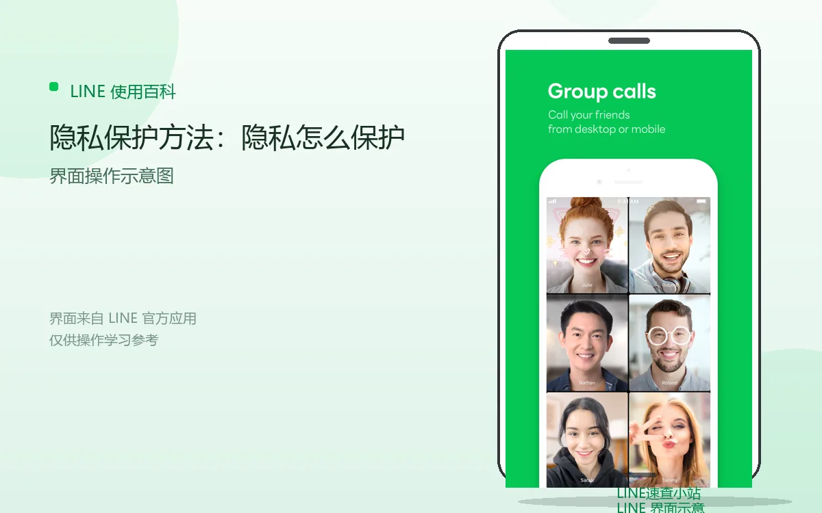 隐私保护方法：隐私怎么保护界面示意图